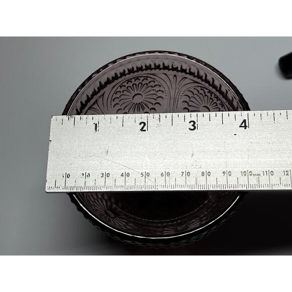 The Pioneer Woman Adeline Purple Dessert Glass Ice cream up. Replacement - Picture 7 of 7